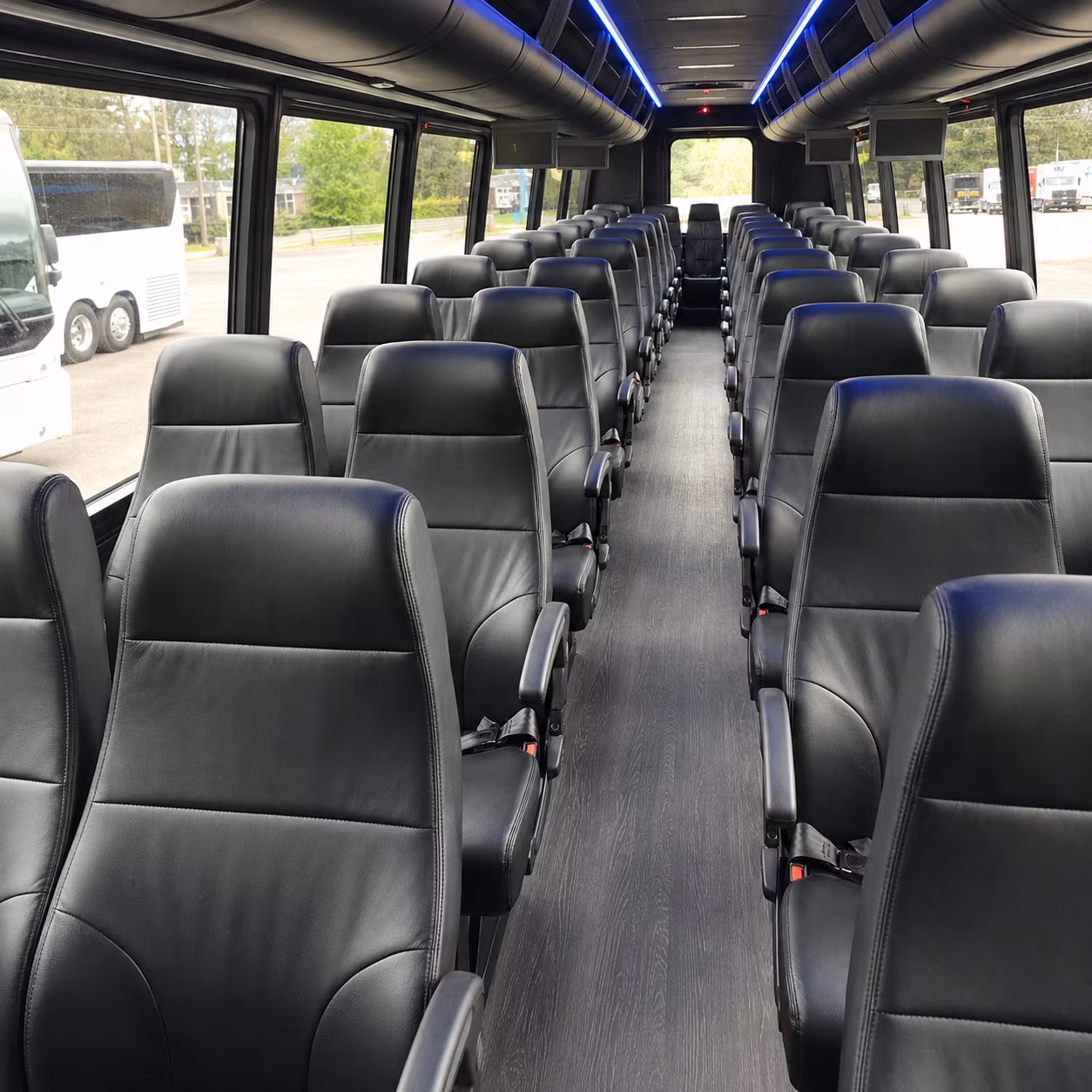 25 passenger minibus interior