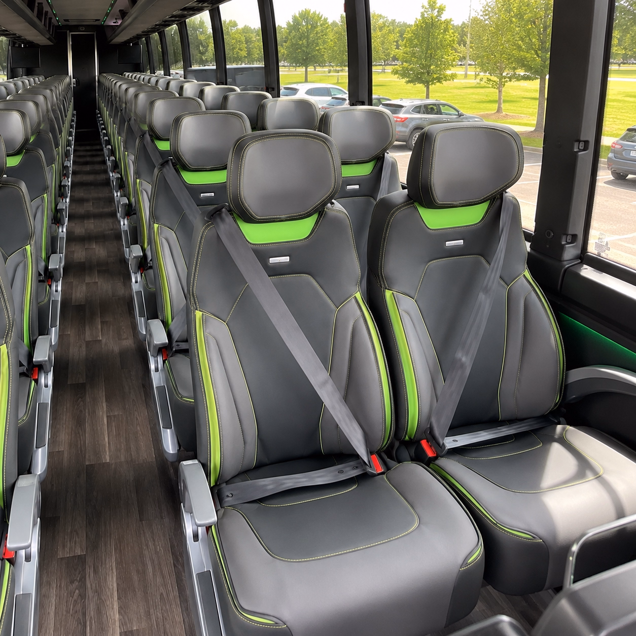 the bus type and amenities
